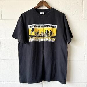 NFL Pittsburgh Steelers Football Graphic Short Sleeve T-Shirt Men's Large